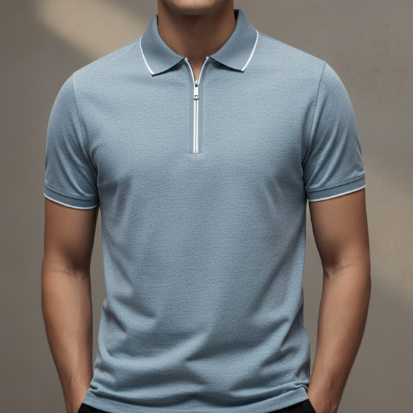 Men's Ashton Zip Polo - Image 9