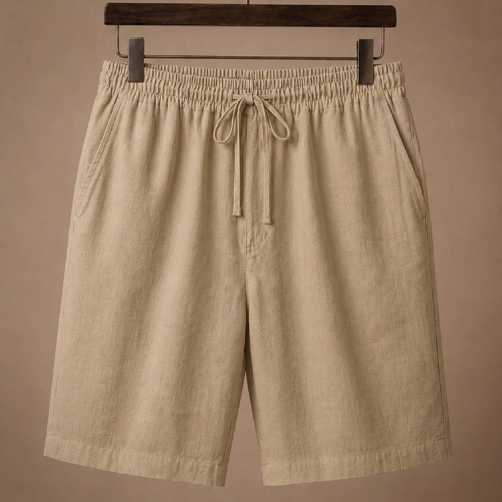 Blake Cotton Linen Shorts - Image 2
