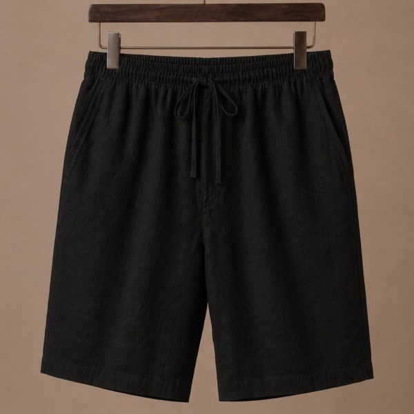 Blake Cotton Linen Shorts - Image 3