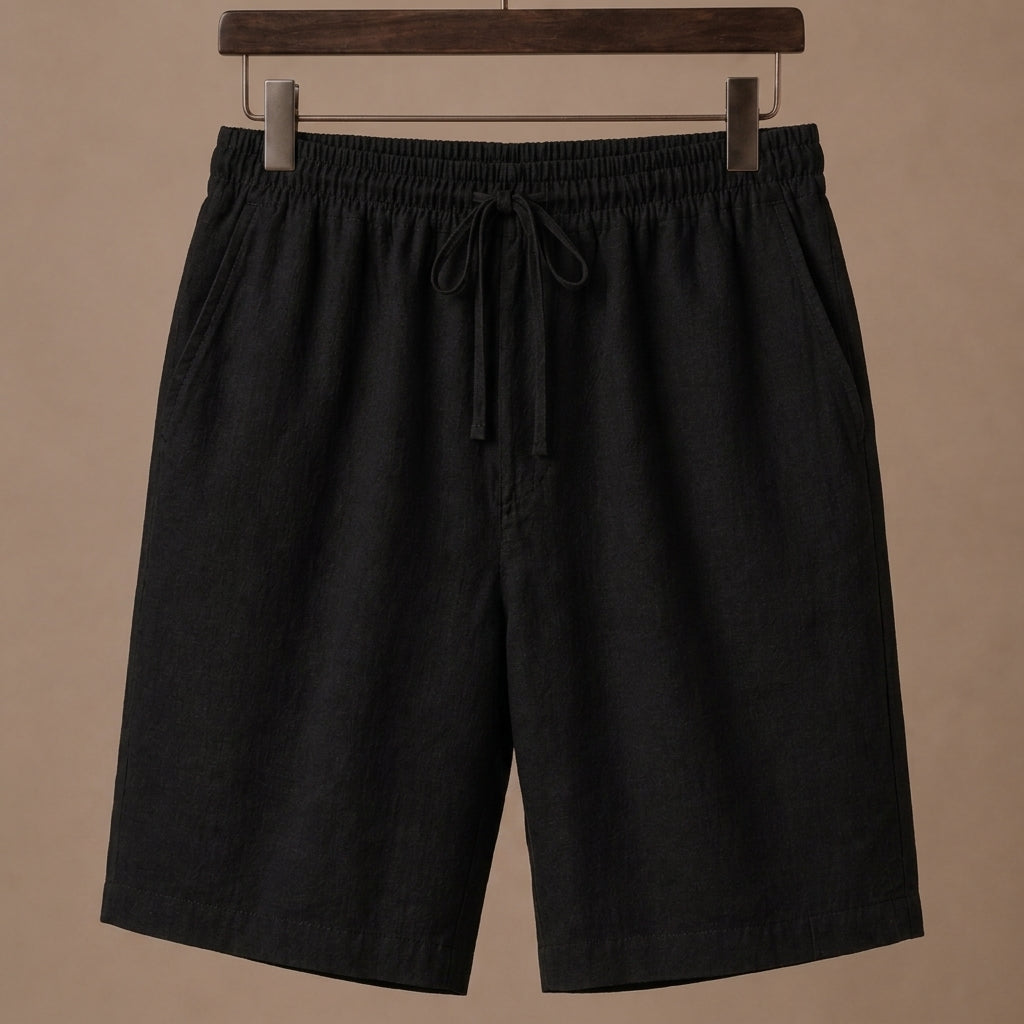 Blake Cotton Linen Shorts - Image 3