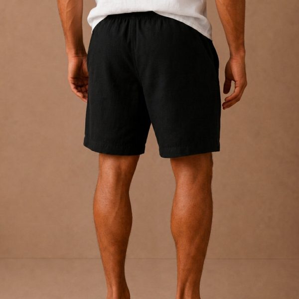Blake Cotton Linen Shorts - Image 8