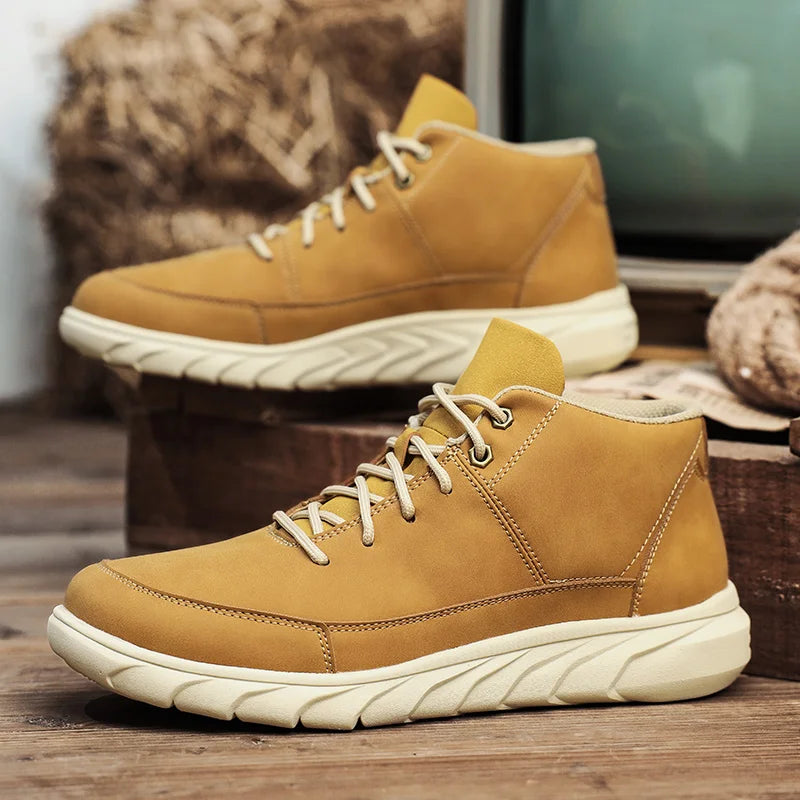 Expedition High-Top Leather Sneakers - Image 6