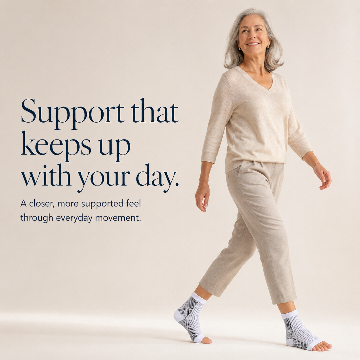 Unilva Ankle Compression Support Socks - Image 2