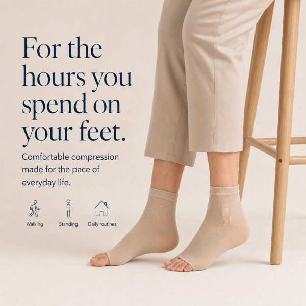 Unilva Ankle Compression Support Socks - Image 3