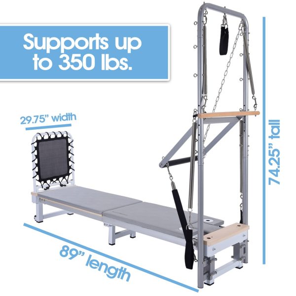 AeroPilates Precision Series Reformer 610 and Cadillac Accessory Package - Image 4