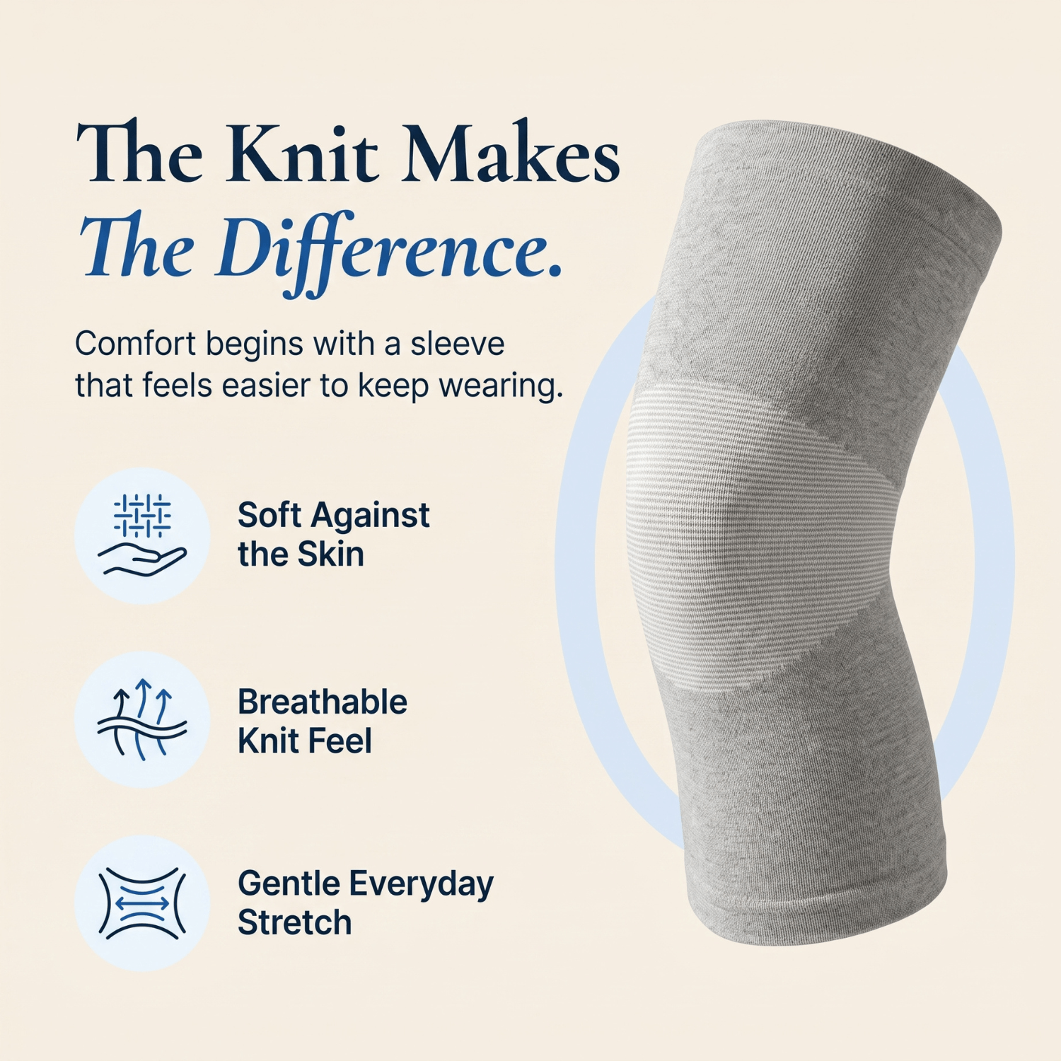 Unilva Premium Bamboo Knee Compression Sleeves - Image 7