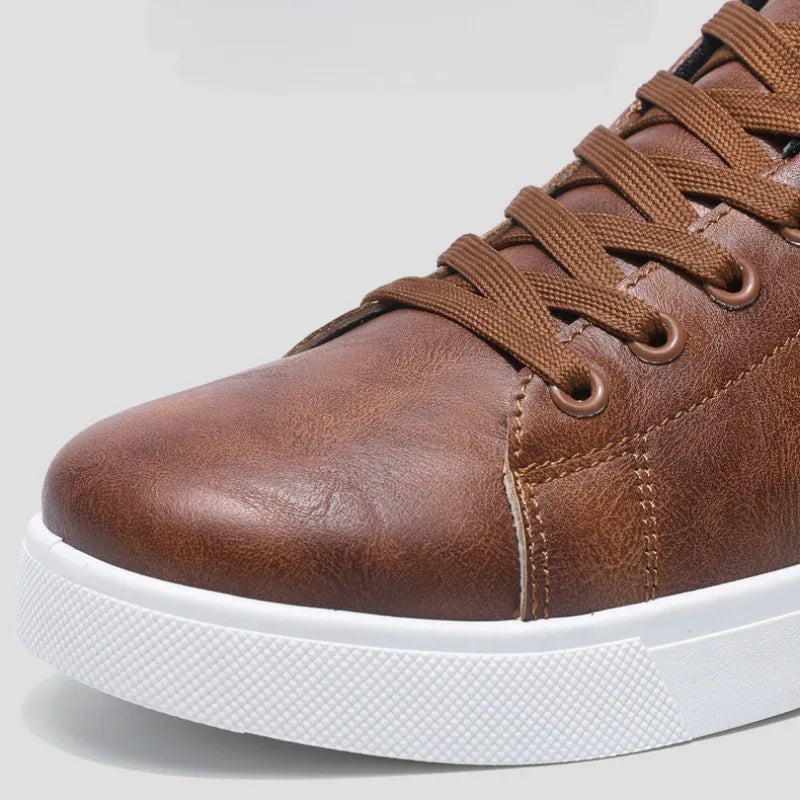 Bastien Leather Sneakers - Image 2