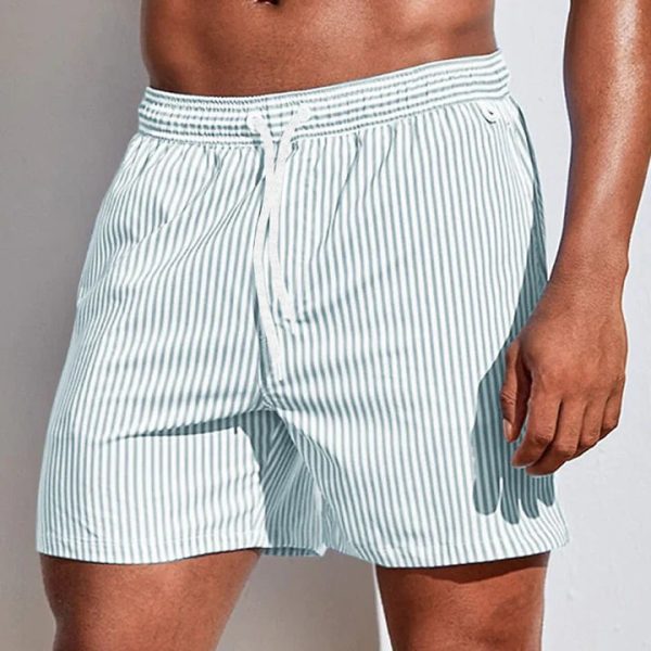Men's Striped Swim Shorts ?C Quick-Dry Fit - Image 6