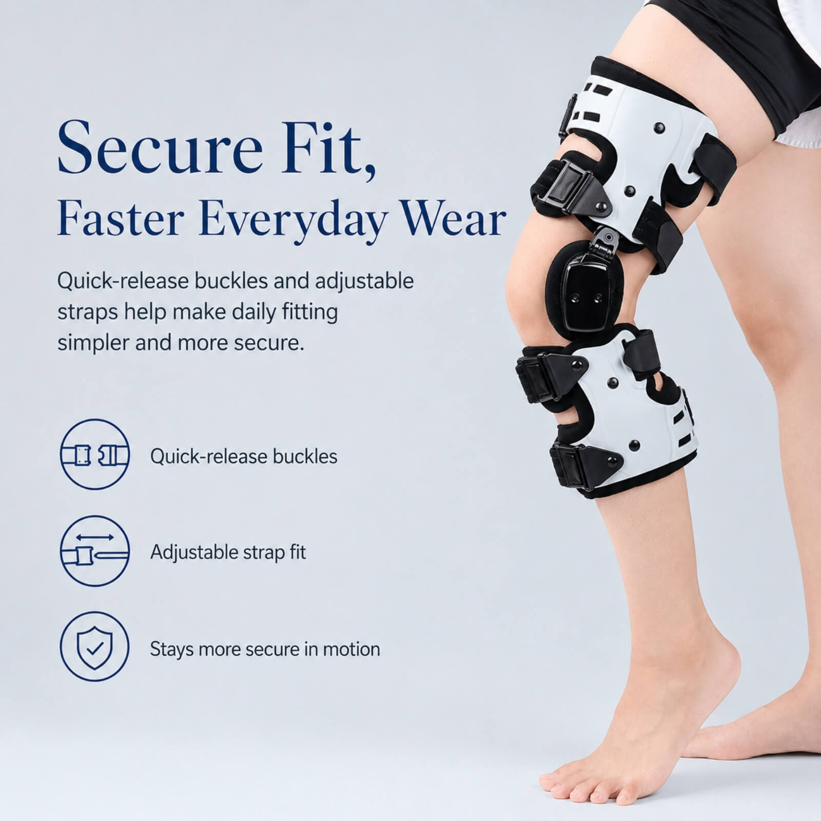 Pro-Align ROM Knee Brace ?C Pressure-Relief & Motion Control - Image 6