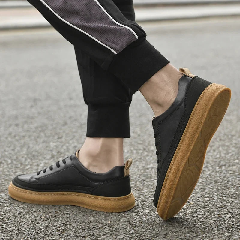 Metro Drift Leather Sneakers - Image 8