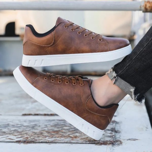 Bastien Leather Sneakers - Image 6