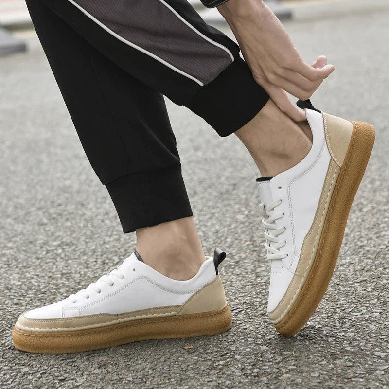 Metro Drift Leather Sneakers - Image 5