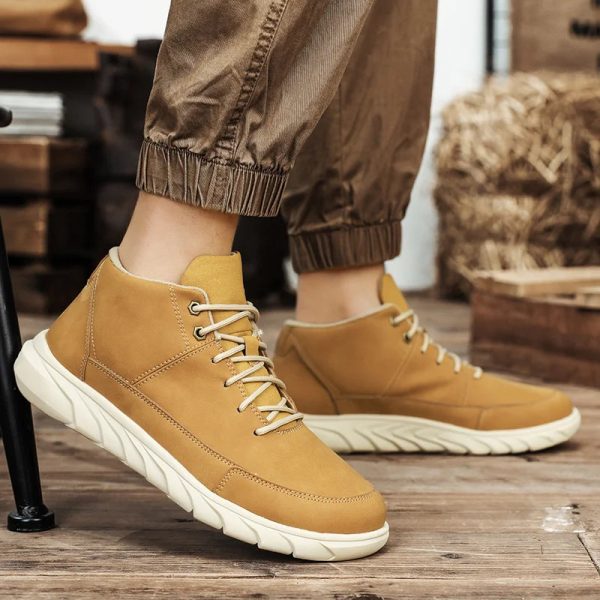 Expedition High-Top Leather Sneakers - Image 7