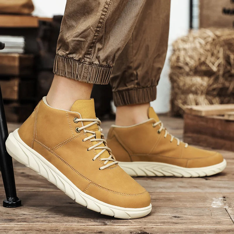 Expedition High-Top Leather Sneakers - Image 7