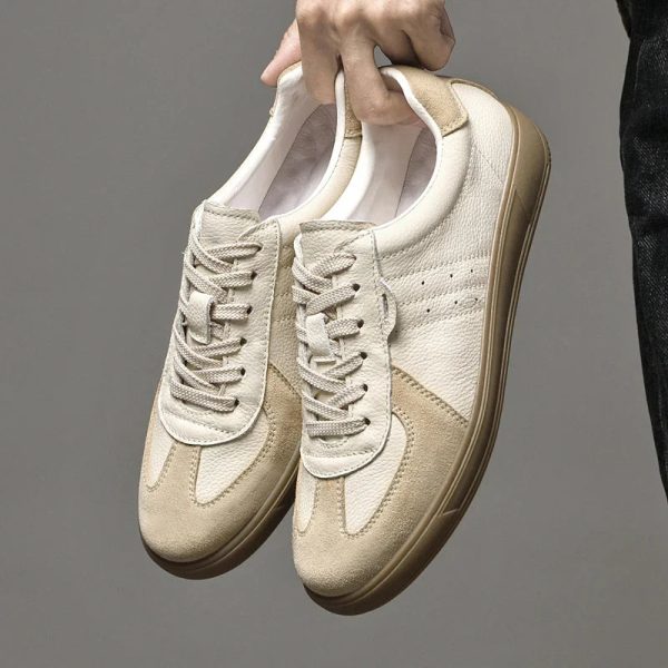 Emilio Leather Sneakers - Image 3