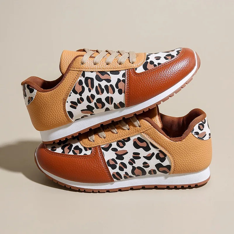 Savannah Leopard Sneakers - Image 1