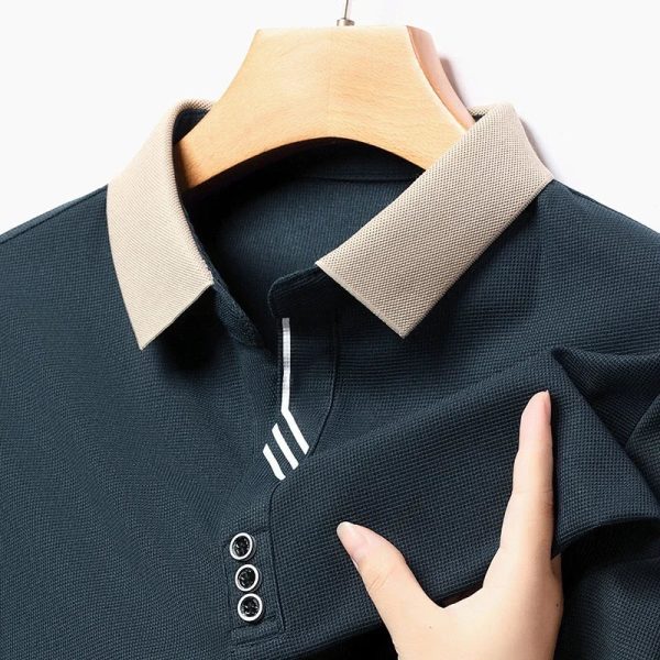 Men's Portofino Long-Sleeve Polo Shirt - Image 6