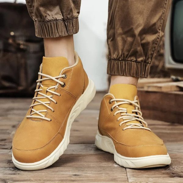 Expedition High-Top Leather Sneakers - Image 8