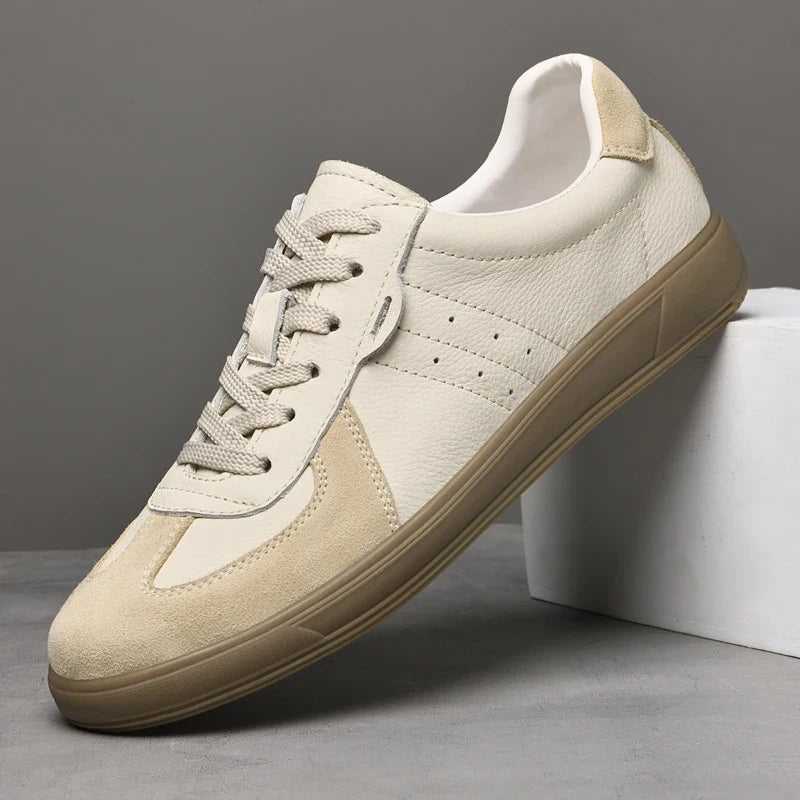 Emilio Leather Sneakers - Image 1