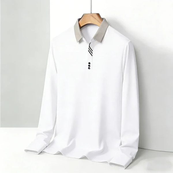 Men's Portofino Long-Sleeve Polo Shirt - Image 14