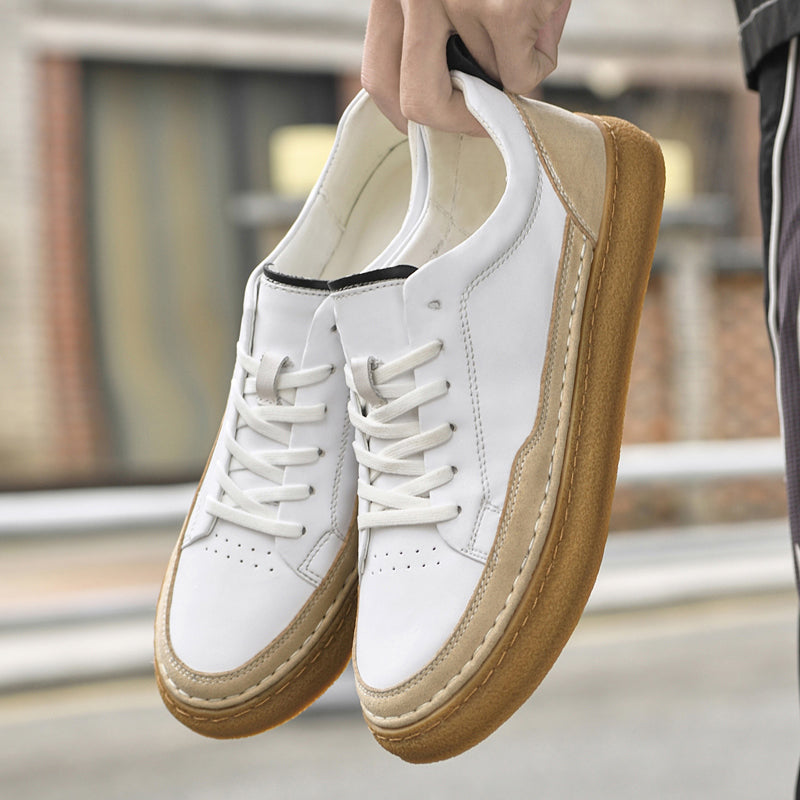 Metro Drift Leather Sneakers - Image 1
