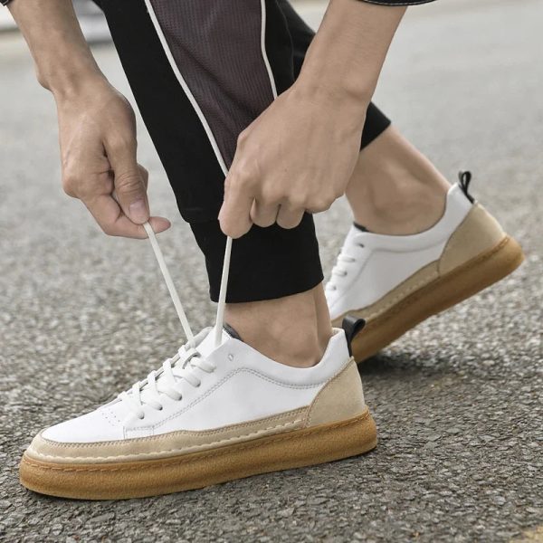 Metro Drift Leather Sneakers - Image 4