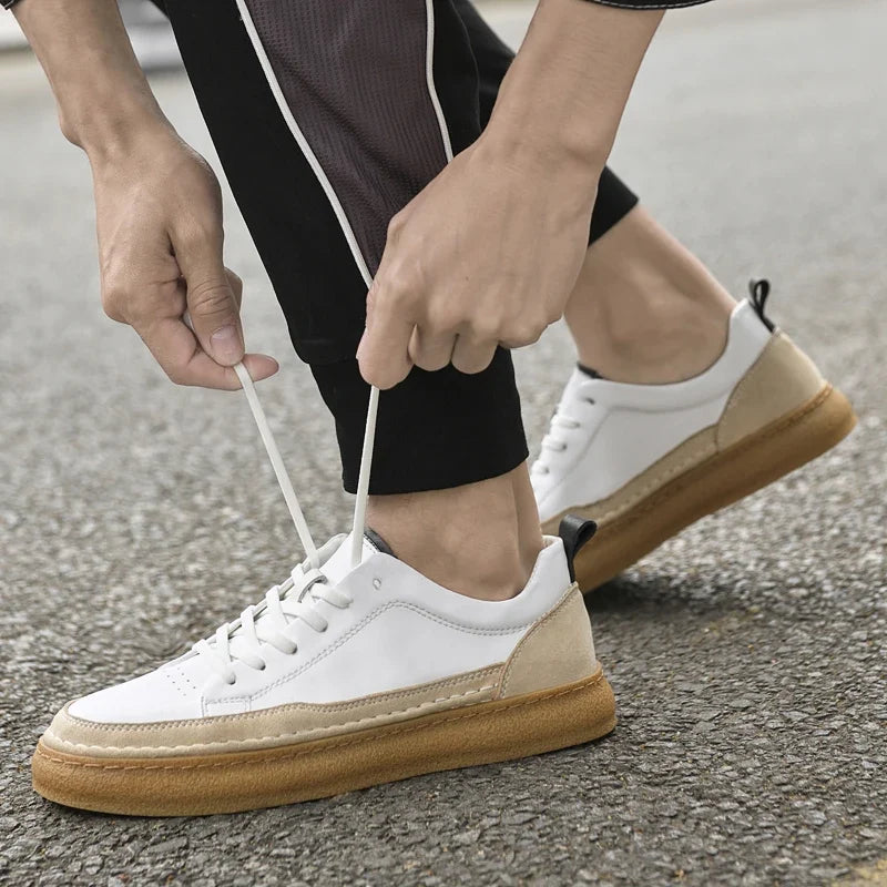 Metro Drift Leather Sneakers - Image 4