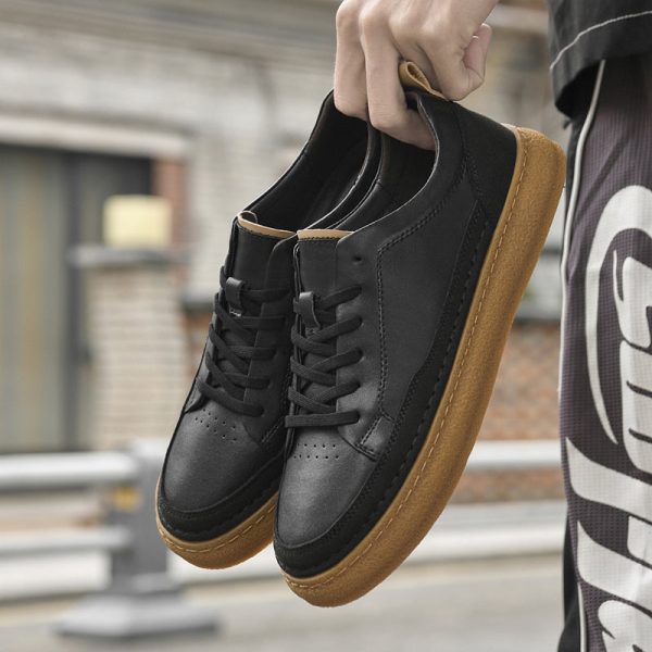 Metro Drift Leather Sneakers - Image 6
