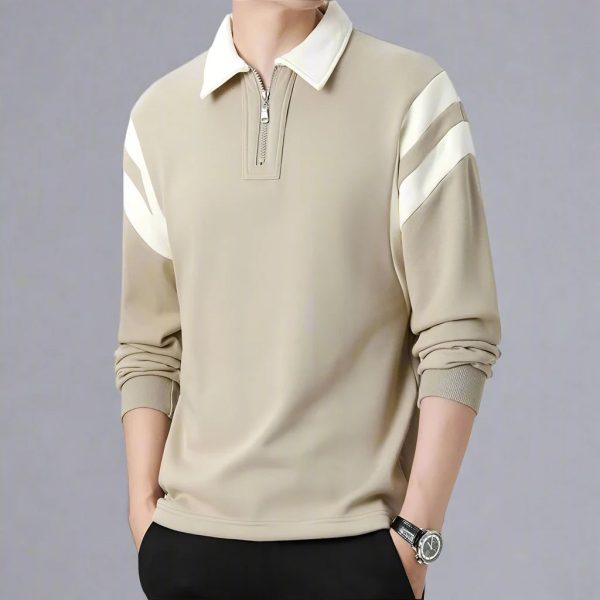 Men's Cambridge Long-Sleeve Polo - Image 3
