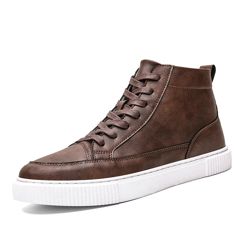 Oliver High Top Leather Sneakers - Image 6