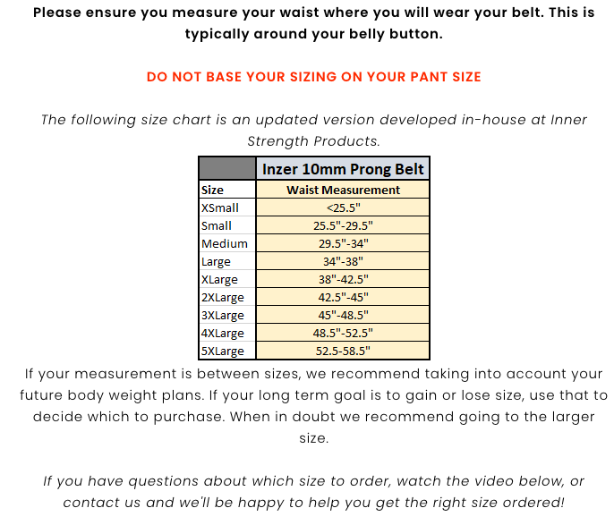 Inzer Forever 10mm Prong Belt - Image 15