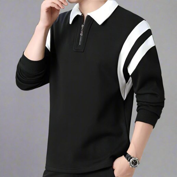Men's Cambridge Long-Sleeve Polo - Image 8