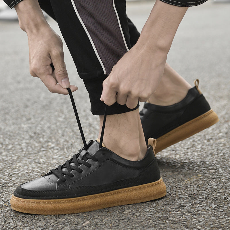 Metro Drift Leather Sneakers - Image 10