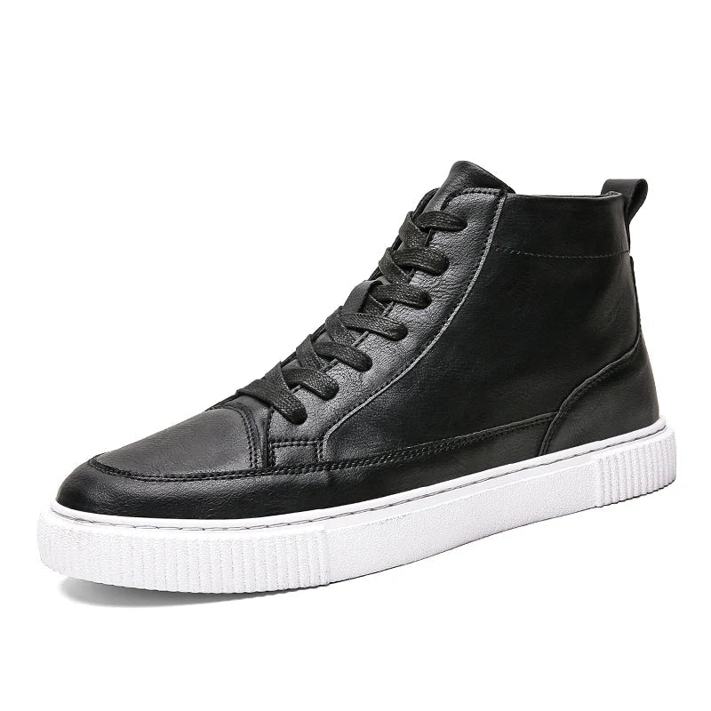 Oliver High Top Leather Sneakers - Image 7