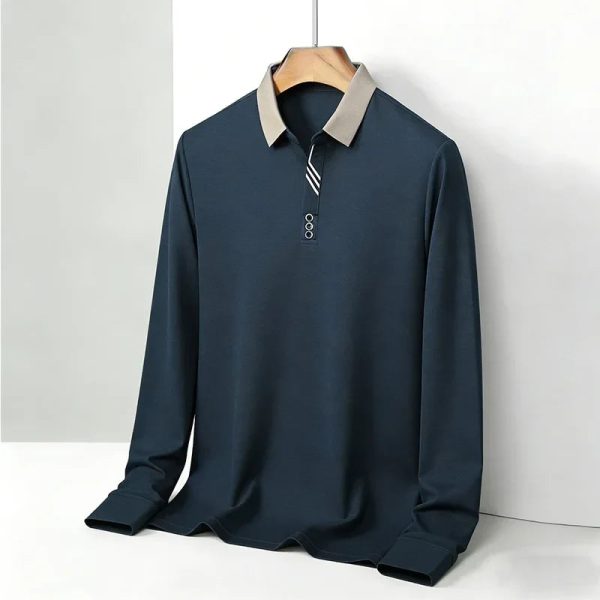 Men's Portofino Long-Sleeve Polo Shirt - Image 5
