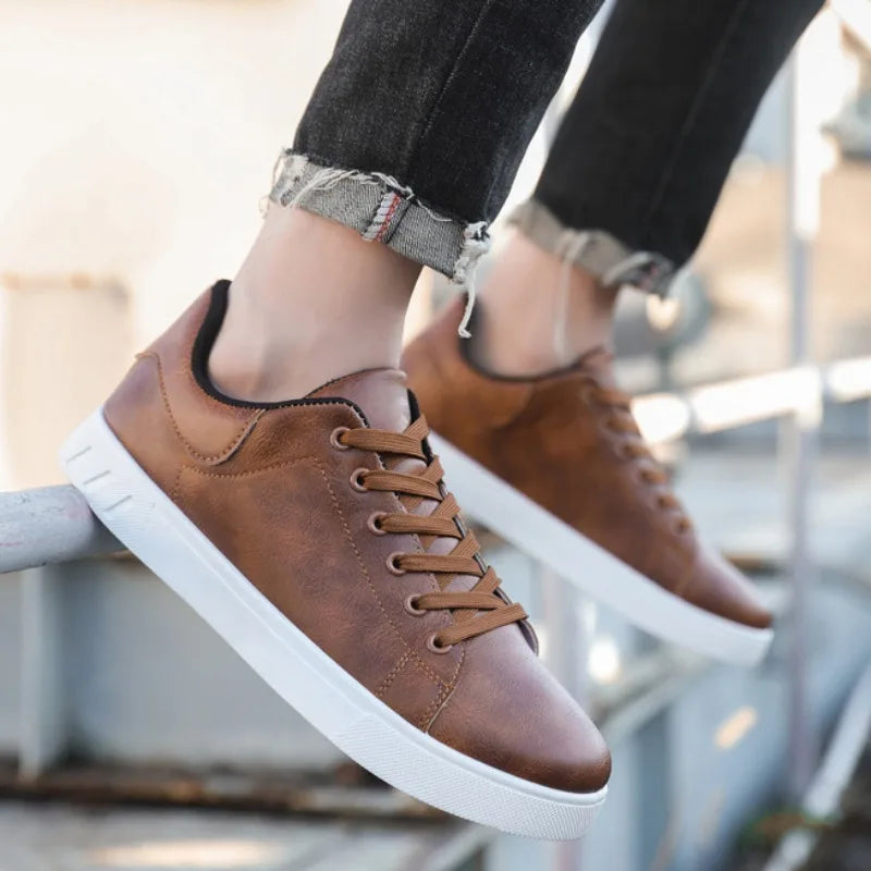 Bastien Leather Sneakers - Image 7