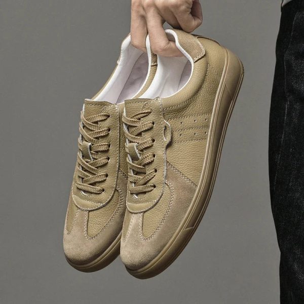 Emilio Leather Sneakers - Image 6
