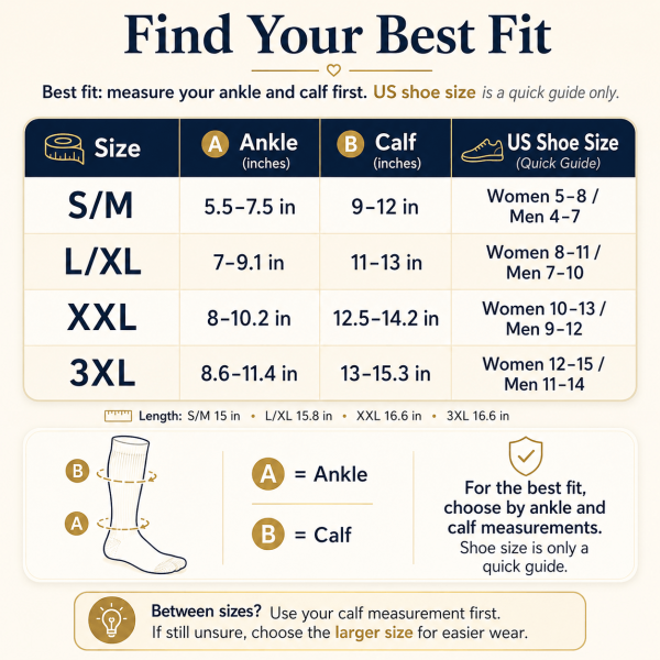 Unilva ZipEase 15-20 mmHg Compression Socks with Zipper - Image 9