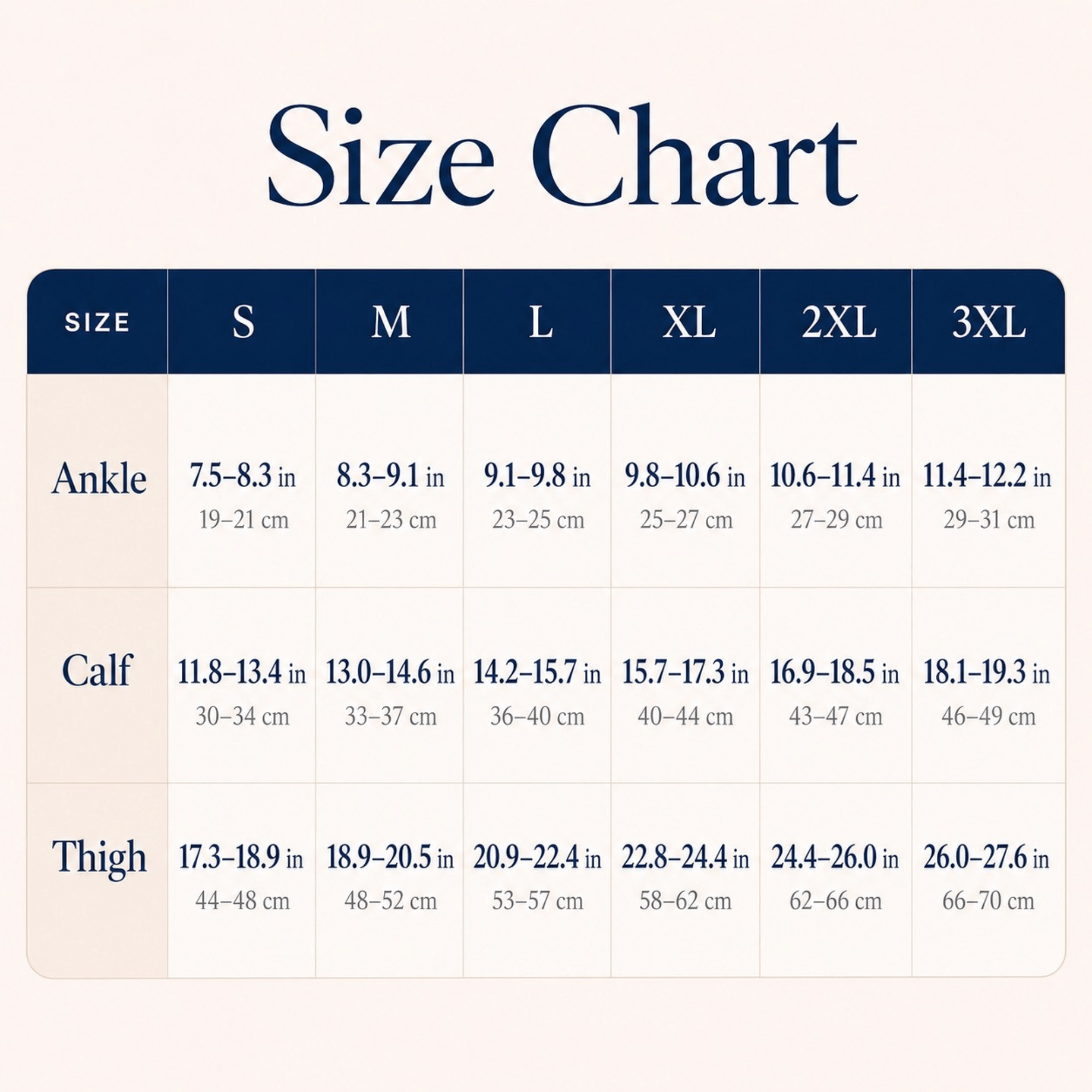 Unilva 20-30 mmHg Footless Thigh-High Compression Leg Sleeves - Image 9