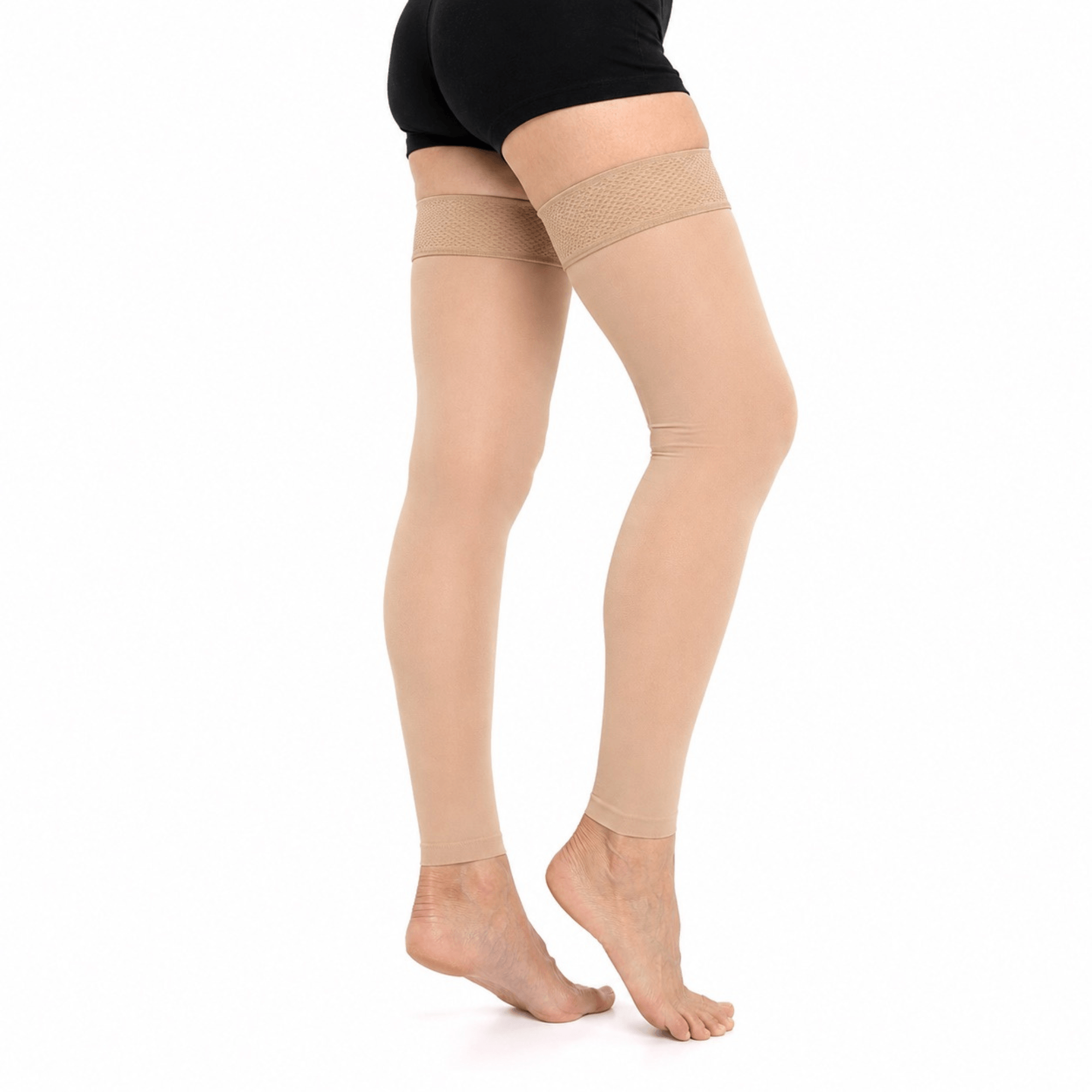 Unilva 20-30 mmHg Footless Thigh-High Compression Leg Sleeves - Image 10