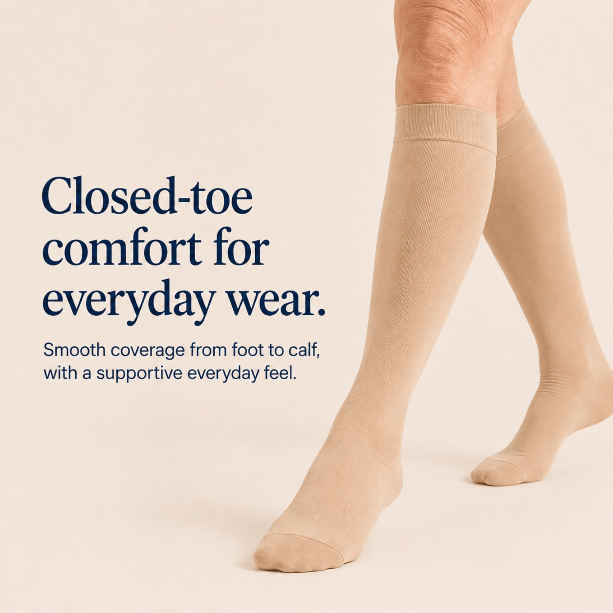 Unilva 20-30 mmHg Knee-High Graduated Compression Socks - Image 8