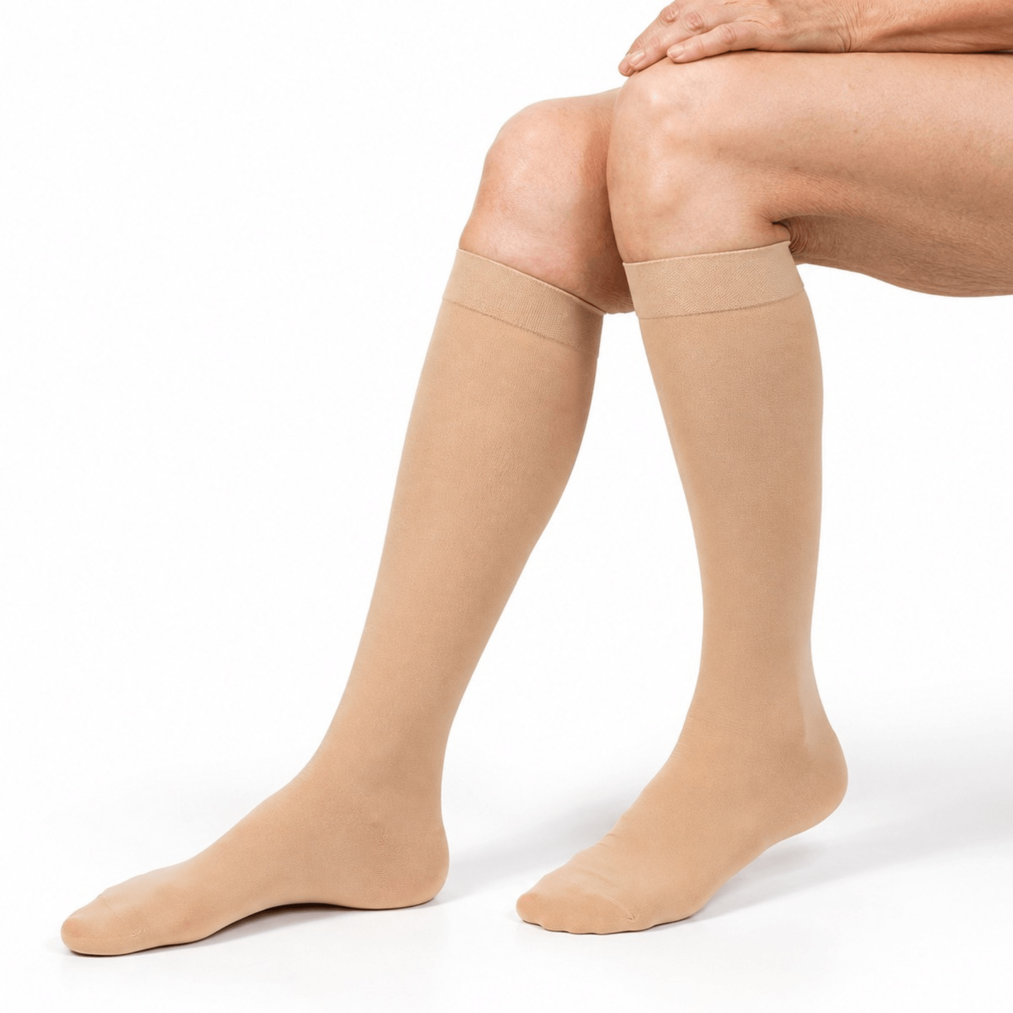 Unilva 20-30 mmHg Knee-High Graduated Compression Socks - Image 2