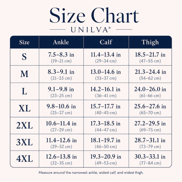 Unilva 20-30 mmHg Waist-High Compression Stockings for Women - Image 9