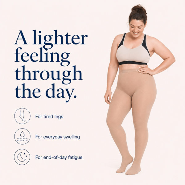 Unilva 20-30 mmHg Waist-High Compression Stockings for Women - Image 6