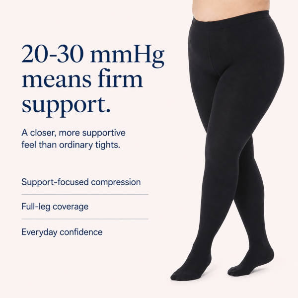 Unilva 20-30 mmHg Waist-High Compression Stockings for Women - Image 4