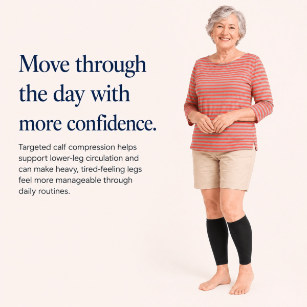 Unilva 23-32 mmHg Footless Calf Compression Sleeves - Image 2