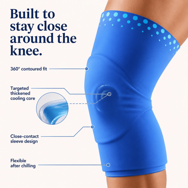 Unilva 360?? Reusable Hot & Cold Knee Therapy Sleeve - Image 9