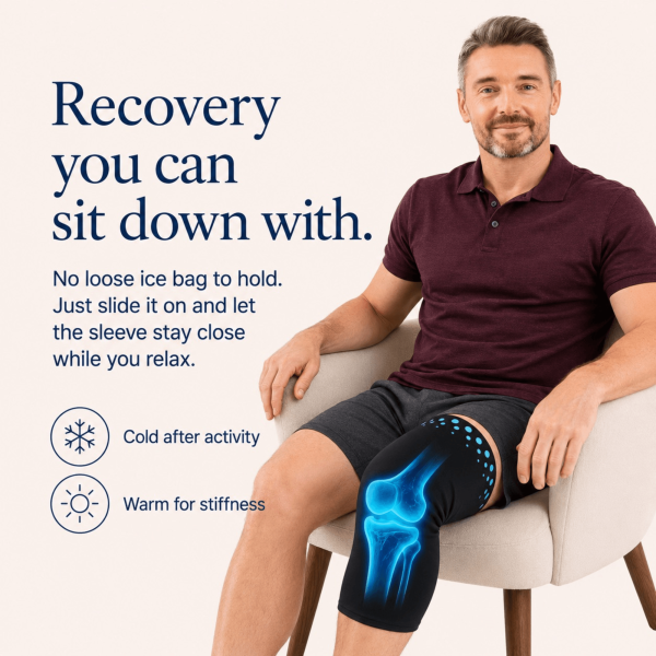 Unilva 360?? Reusable Hot & Cold Knee Therapy Sleeve - Image 6