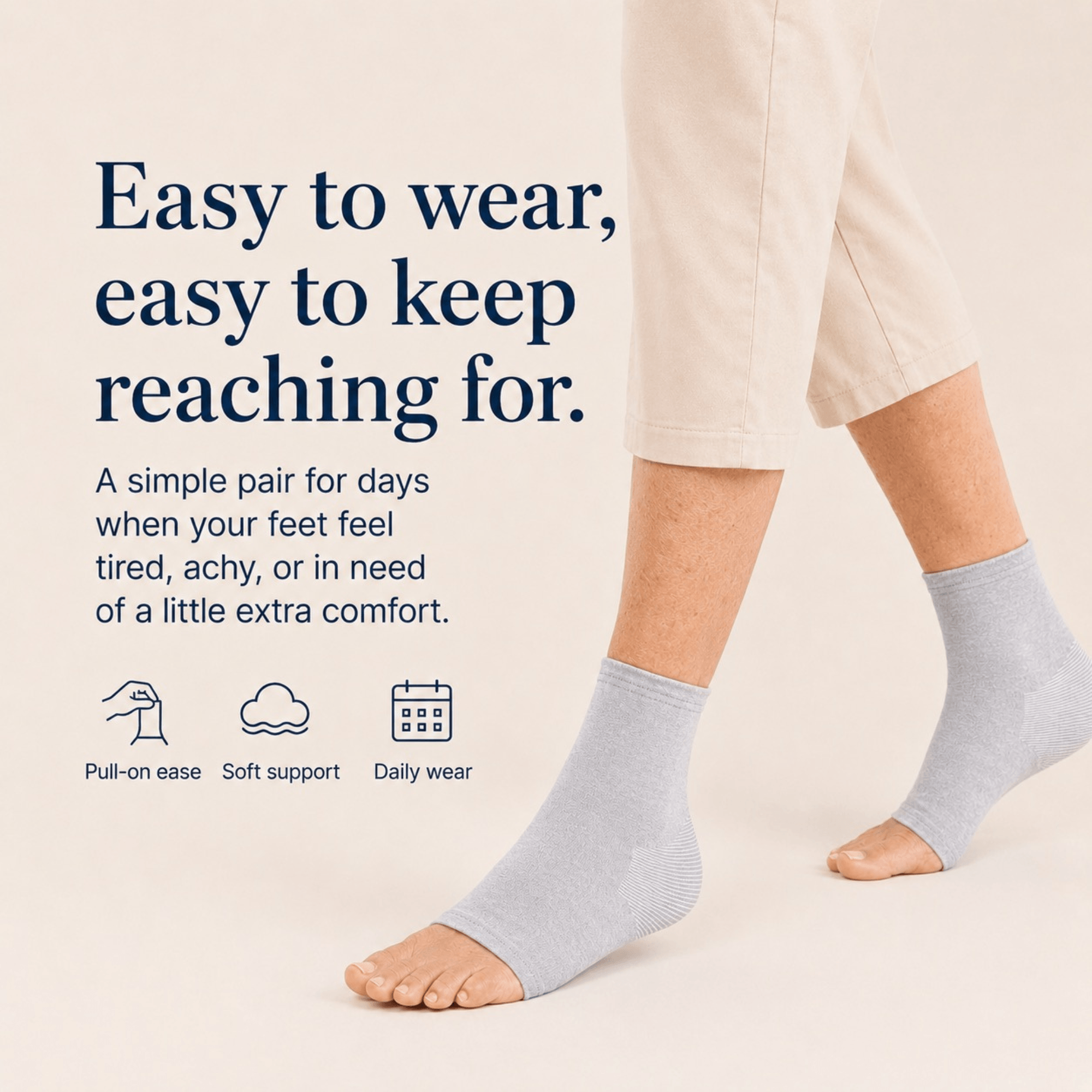 Unilva Bamboo Foot & Ankle Support Socks - Image 8