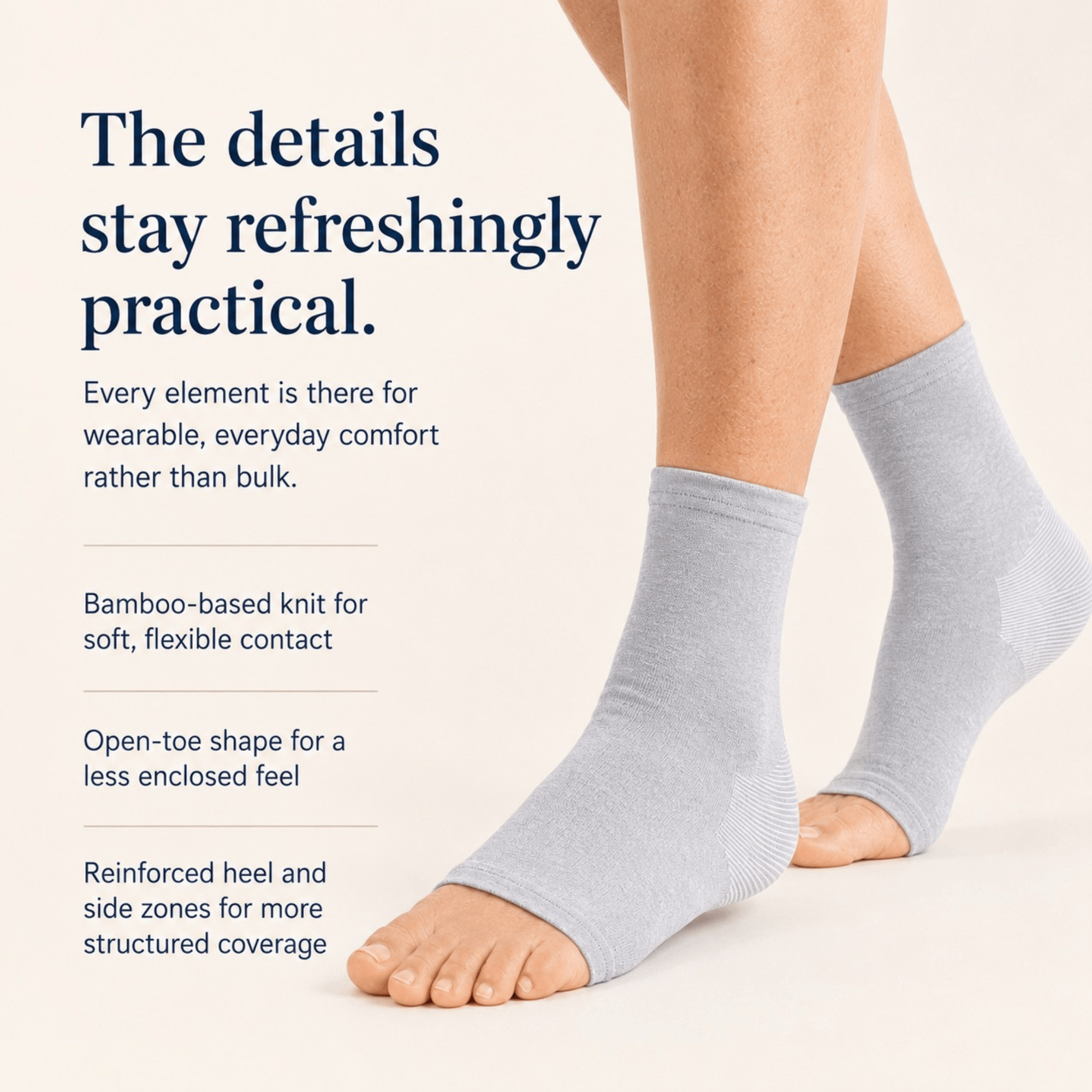 Unilva Bamboo Foot & Ankle Support Socks - Image 3